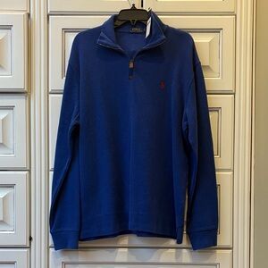 Ralph Lauren Royal Blue Zip Pullover